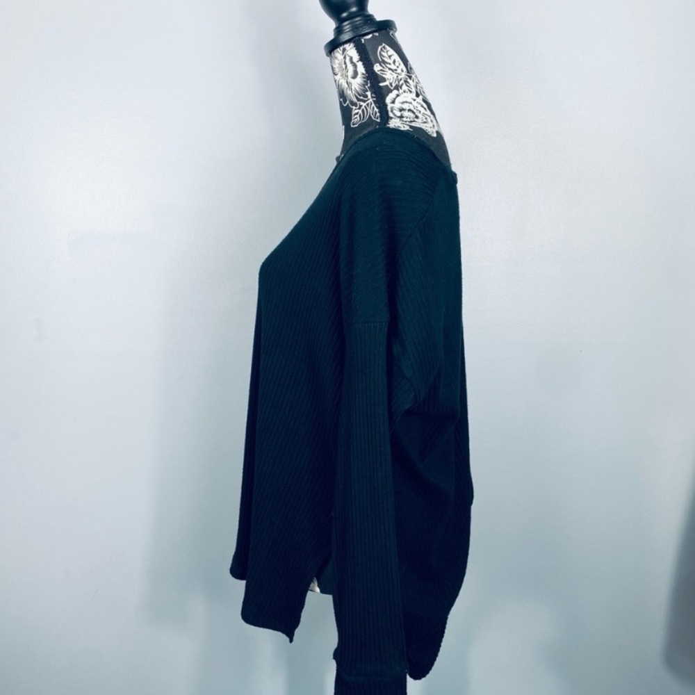 American Eagle Black Soft Tunic Split Hem Sweater… - image 5